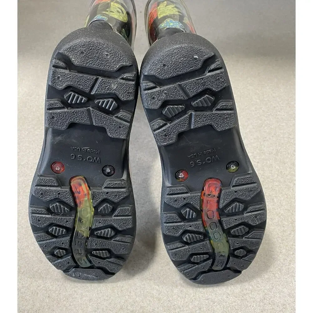 NWOT -Sloggers Women's 6 Waterproof Rain and Garden Boot Comfort Insole- Floral